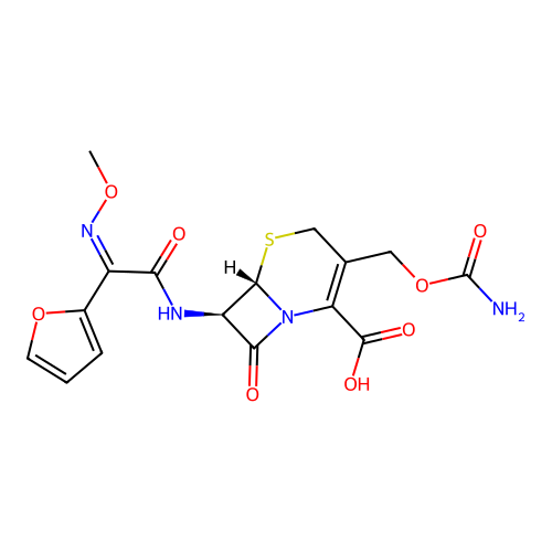 Cefuroxime EP Impurity G structure