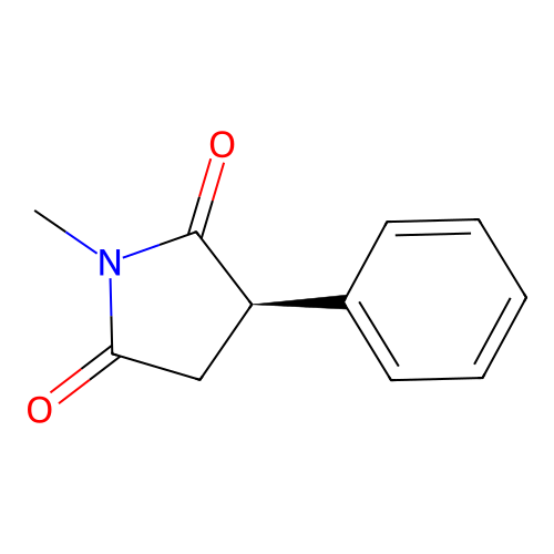 (3R)-1-methyl-3-phenylpyrrolidine-2,5-dione structure