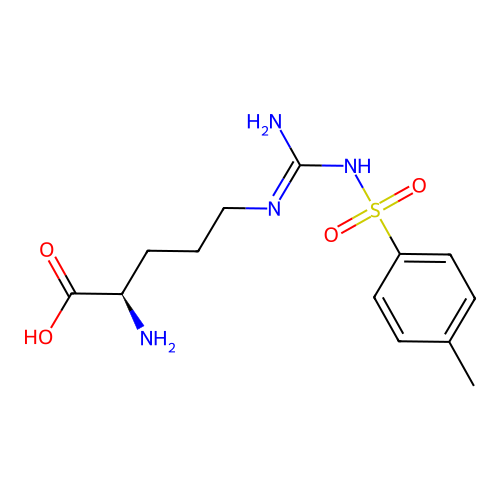 H-D-Arg(Tos)-OH structure