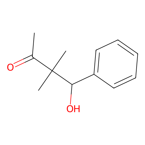 2-Butanone, 4-hydroxy-3,3-dimethyl-4-phenyl- structure