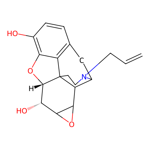 Nalorphine-7,8-oxide structure