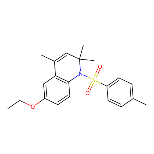 6-Ethoxy-2,2,4-trimethyl-1-[(4-methylphenyl)sulfonyl]-1,2-dihydroquinoline structure