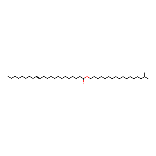 16-methylheptadecyl (E)-docos-13-enoate structure