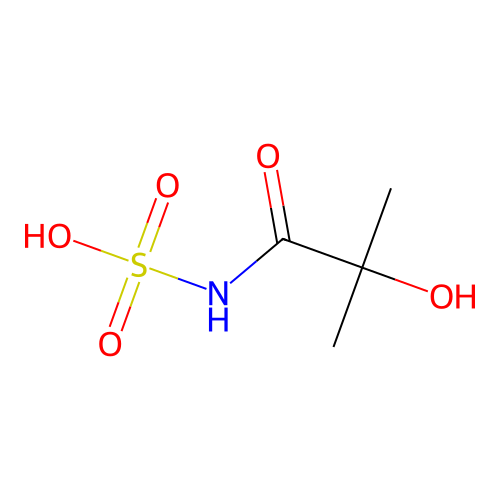 (2-Methyllactoyl)sulphamic acid structure