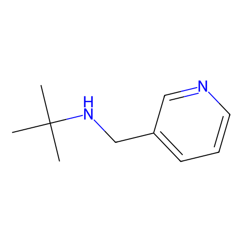 2-methyl-N-(pyridin-3-ylmethyl)propan-2-amine structure
