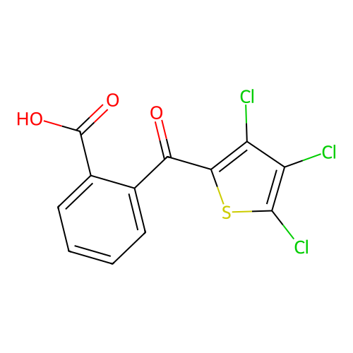 2-(3,4,5-trichlorothiophene-2-carbonyl)benzoic Acid structure