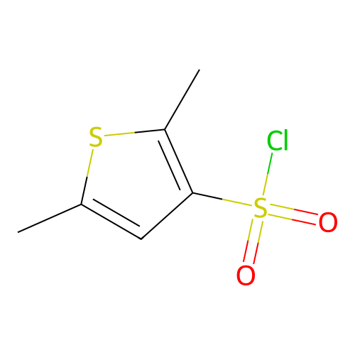 2,5-dimethylthiophene-3-sulfonyl Chloride structure