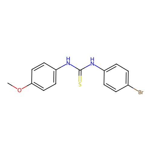 1-(4-Bromophenyl)-3-(4-methoxyphenyl)thiourea structure