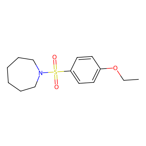 1-(4-Ethoxyphenyl)sulfonylazepane structure