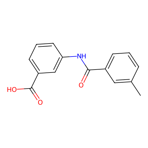 3-[(3-methylbenzoyl)amino]benzoic Acid structure