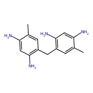 Bis-5,5'-(2,4,2',4'-tetraminotolyl)methane structure