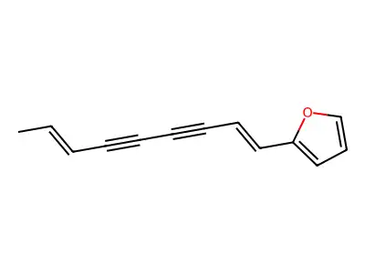 2-(Nona-1,7-dien-3,5-diyn-1-YL)furan structure