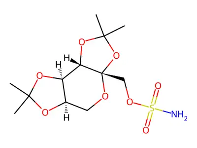 托吡酯 structure