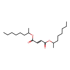 Di(octan-2-yl) but-2-enedioate structure