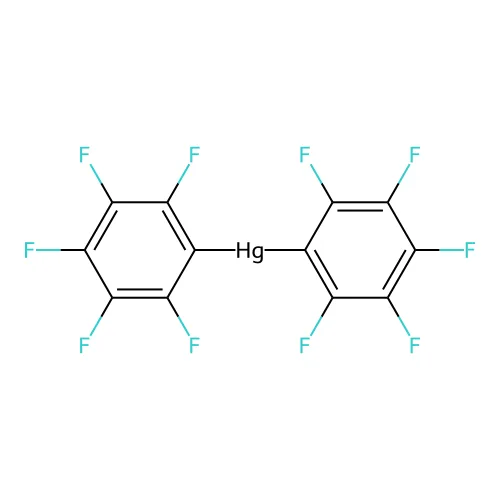双(2,3,4,5,6-五氟苯基)汞 structure
