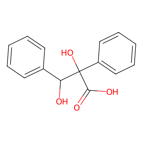 2,3-二羟基-2,3-二苯基丙酸 structure