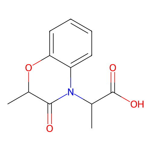 2-(2-Methyl-3-oxo-2,3-dihydro-benzo[1,4]oxazin-4-yl)-propionic acid structure