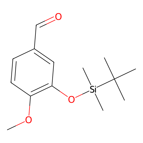 3-((tert-Butyldimethylsilyl)oxy)-4-methoxybenzaldehyde structure