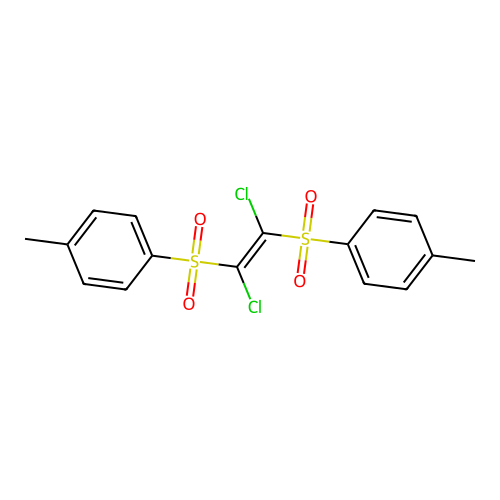 Ethylene,1,2-dichloro-1,2-bis(p-tolylsulfonyl)-, (z)-(8ci) structure