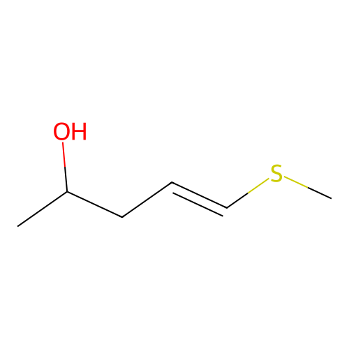4-Penten-2-ol, 5-(methylthio)-, (Z)- structure