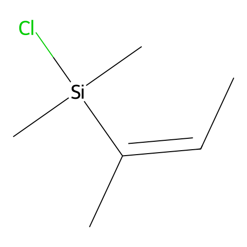 (But-2-en-2-yl)(chloro)dimethylsilane structure