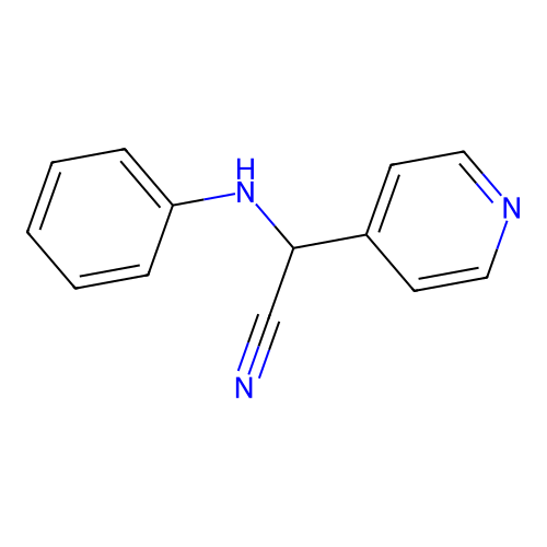 2-(Phenylamino)-2-(pyridin-4-yl)acetonitrile structure