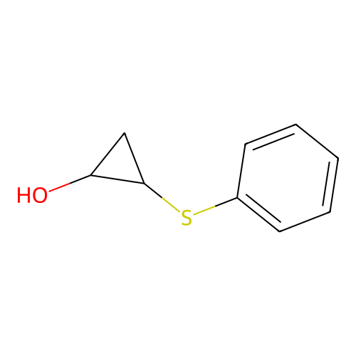 2-(Phenylthio)cyclopropanol structure