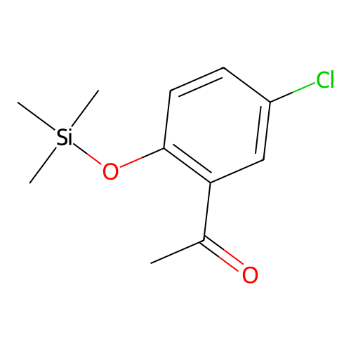 5-Chloro-2-trimethylsilyloxy-acetophenone structure