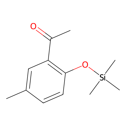 Ethanone, 1-[5-methyl-2-[(trimethylsilyl)oxy]phenyl]- structure