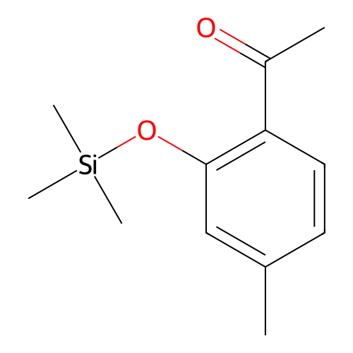 4-Methyl-2-trimethylsilyloxy-acetophenone structure