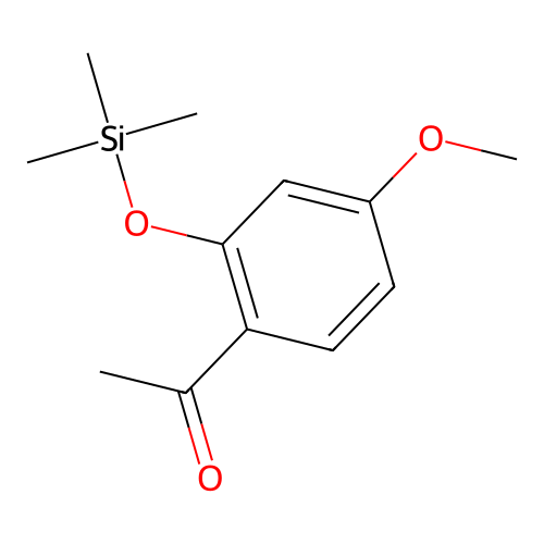 1-{4-Methoxy-2-[(trimethylsilyl)oxy]phenyl}ethan-1-one structure