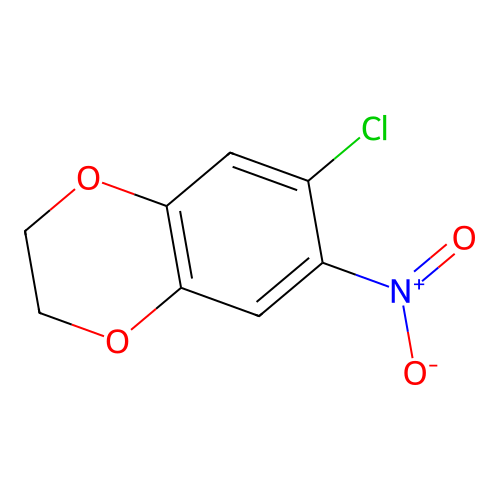 6-Chloro-7-nitro-2,3-dihydro-1,4-benzodioxine structure