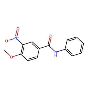 4-methoxy-3-nitro-N-phenylbenzamide structure