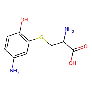 L-Cysteine, S-(5-amino-2-hydroxyphenyl)- structure