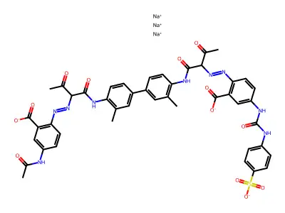 Azo dye structure