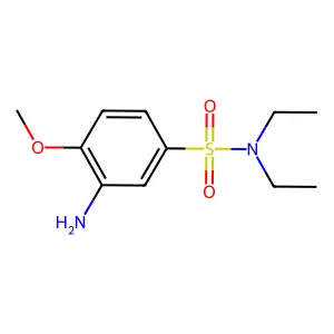 Benzenesulfonamide, 3-amino-N,N-diethyl-4-methoxy- structure