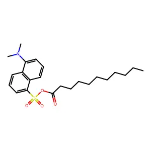 丹磺酰十一酸 structure