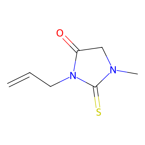 3-Allyl-1-methyl-2-thioxoimidazolidin-4-one structure