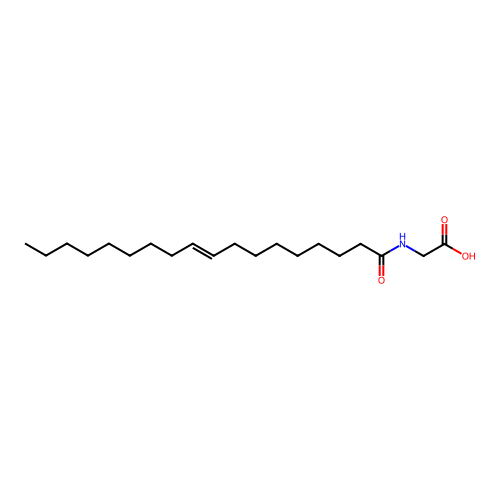 N-(1-Oxo-9-octadecenyl)glycine structure