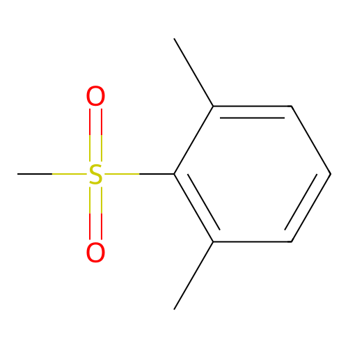Benzene, 1,3-dimethyl-2-(methylsulfonyl)- structure