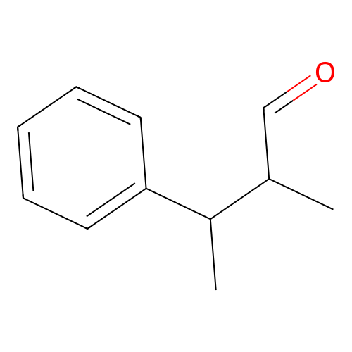 2,3-Dimethyl-3-phenylpropionaldehyde structure