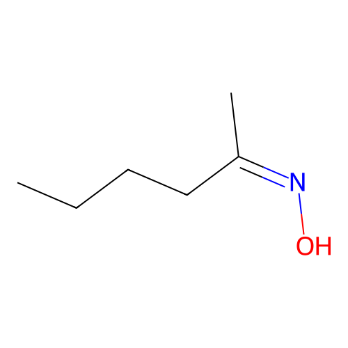 (NZ)-N-hexan-2-ylidenehydroxylamine structure