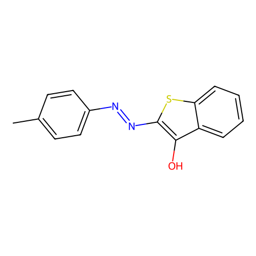 2-[2-(4-Methylphenyl)hydrazin-1-ylidene]-2,3-dihydro-1-benzothiophen-3-one structure