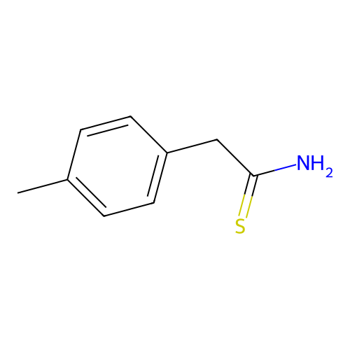 2-(4-Methylphenyl)ethanethioamide structure