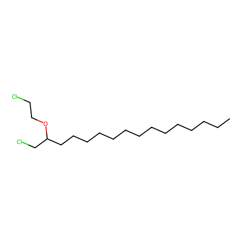 Hexadecane, 1-chloro-2-(2-chloroethoxy)- structure