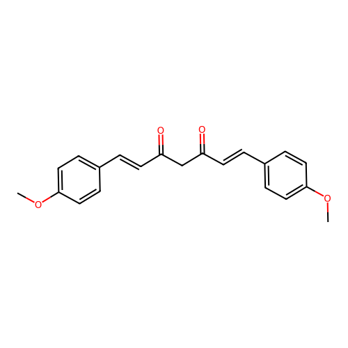 1,6-Heptadiene-3,5-dione, 1,7-bis(4-methoxyphenyl)- structure