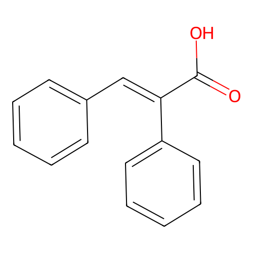Α-苯基肉桂酸 structure