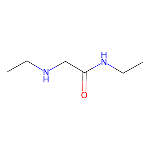 N-ethyl-2-(ethylamino)acetamide structure