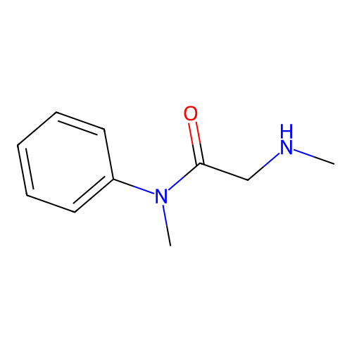 N-methyl-2-(methylamino)-N-phenylacetamide structure