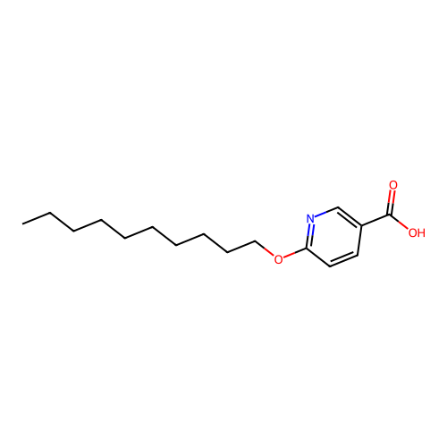 6-(Decyloxy)nicotinic acid structure